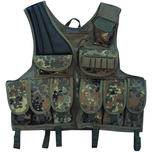 Tactical Kampvest i Flectarn Camoflage