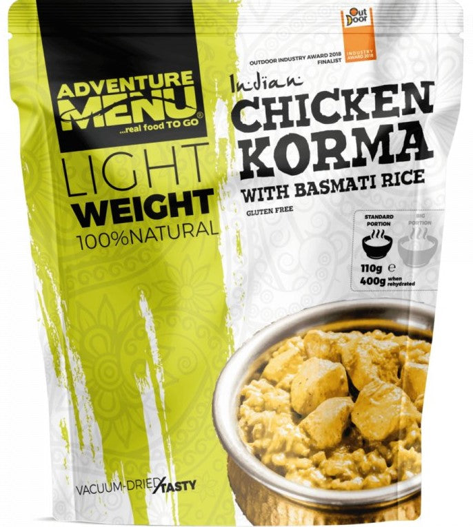 Adventure Menu - Chicken Korma med Basmati Ris