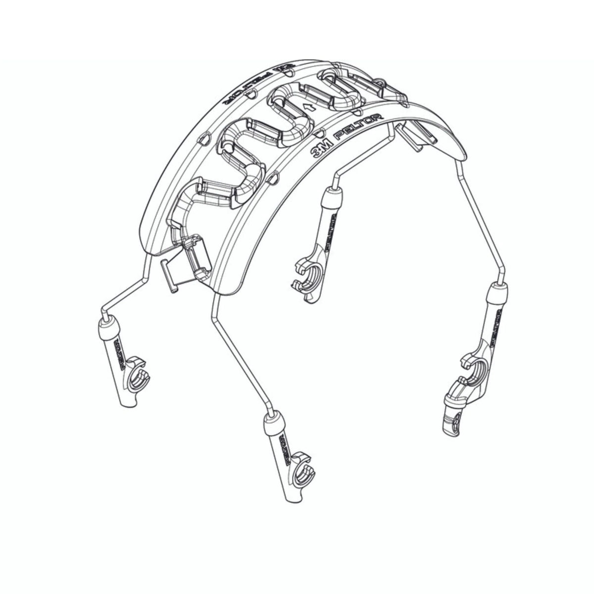3M Peltor - Headband ComTac AGM/1 fra GrejFreak.dk - billede nr. 2 hos GrejFreak.dk
