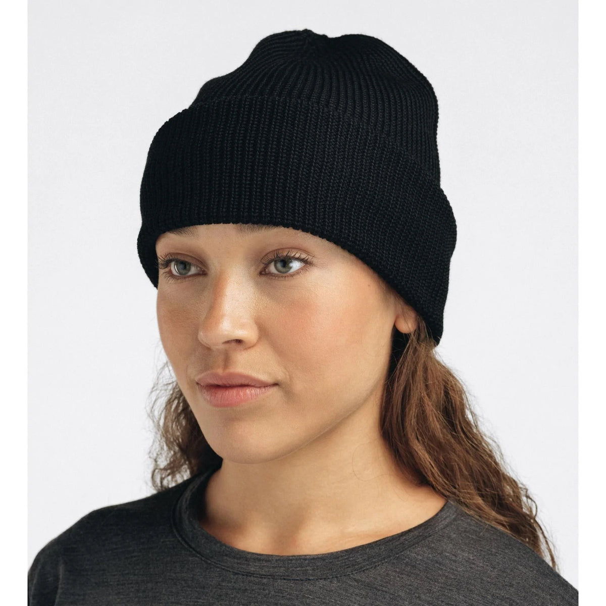 Aclima - Flat Knit Balaclava Hat // Sort fra Aclima - billede nr. 7 hos GrejFreak.dk