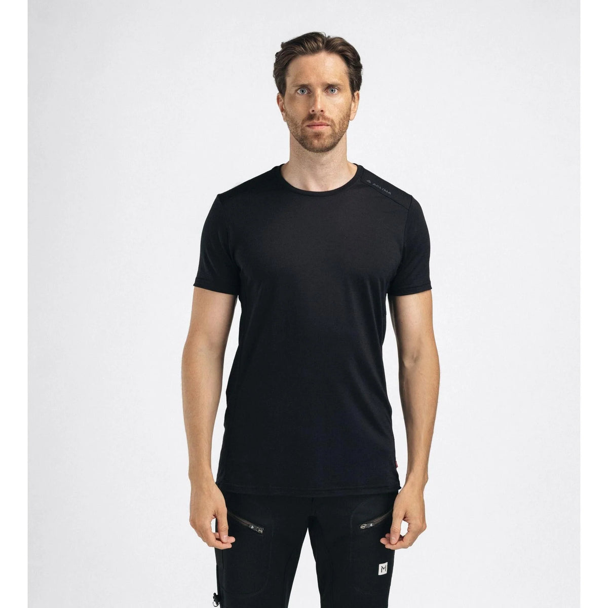 Aclima - LightWool 140 Herre Trail Tee // Sort fra Aclima - billede nr. 4 hos GrejFreak.dk