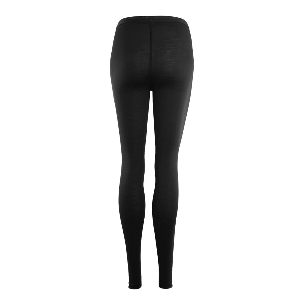 Aclima - LightWool 140 Lange Dame Underbukser // Sort fra Aclima - billede nr. 2 hos GrejFreak.dk