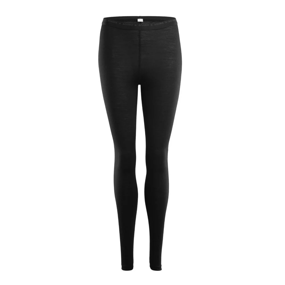 Aclima - LightWool 140 Lange Dame Underbukser // Sort fra Aclima - billede nr. 3 hos GrejFreak.dk