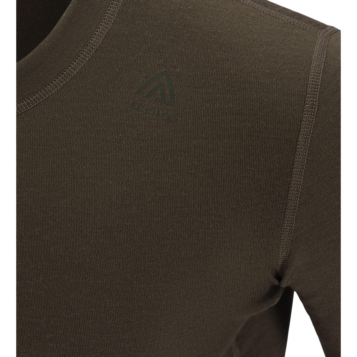 Aclima - WarmWool Crewneck Herre // Olivengrøn fra Aclima - billede nr. 4 hos GrejFreak.dk