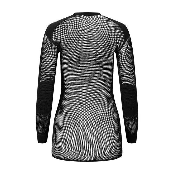 Aclima - WoolNet 120g Dame Crew Neck Uldtrøje // Sort fra Aclima - billede nr. 3 hos GrejFreak.dk