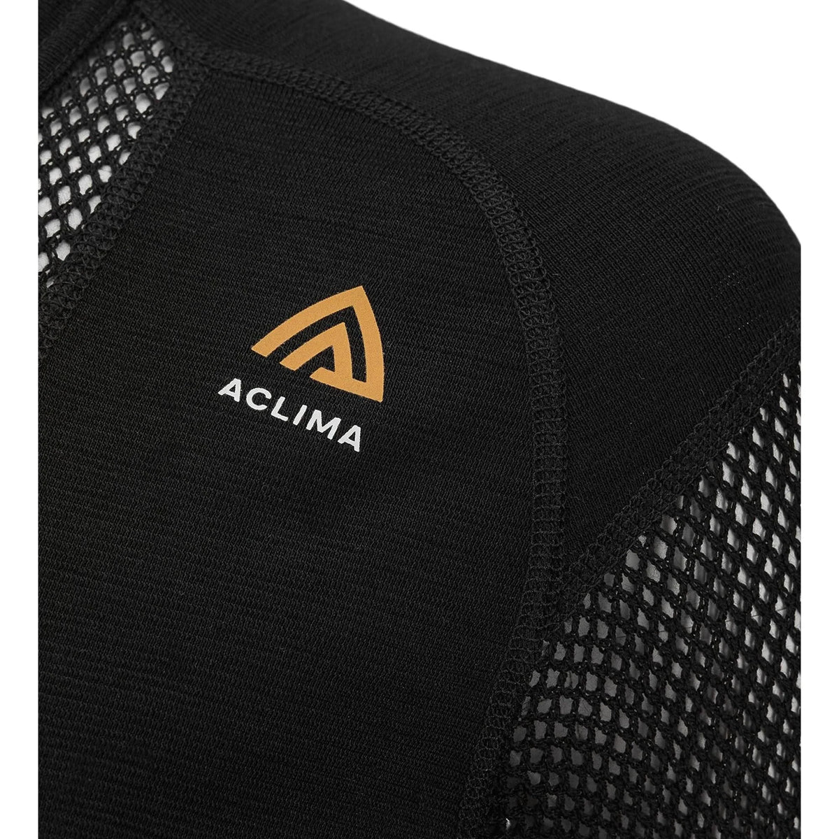 Aclima - WoolNet 120g Dame Crew Neck Uldtrøje // Sort fra Aclima - billede nr. 4 hos GrejFreak.dk