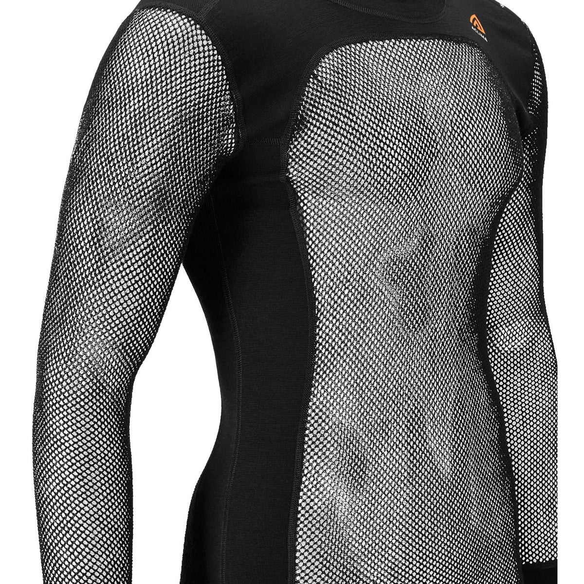 Aclima - Woolnet 120g Herre Crew Neck Uldtrøje // Sort fra Aclima - billede nr. 3 hos GrejFreak.dk