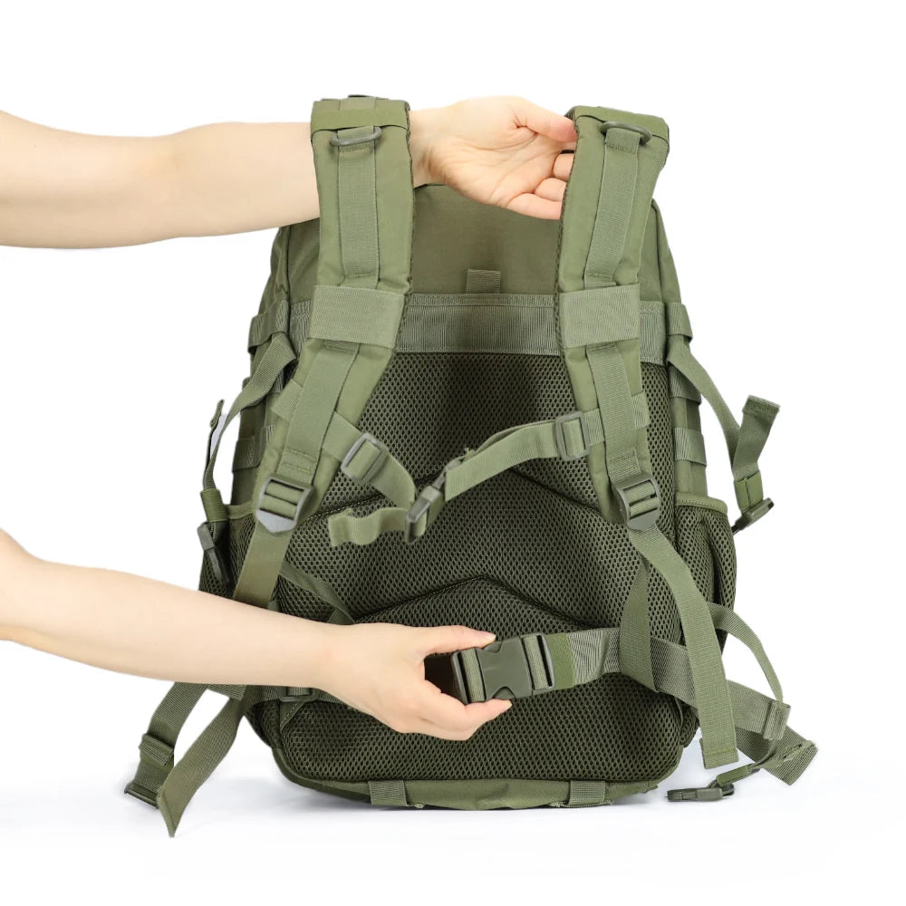 K-Force - Tactical Explorer Rygsæk 40 Liter // Olivengrøn fra K-Force Tactical - billede nr. 6 hos GrejFreak.dk