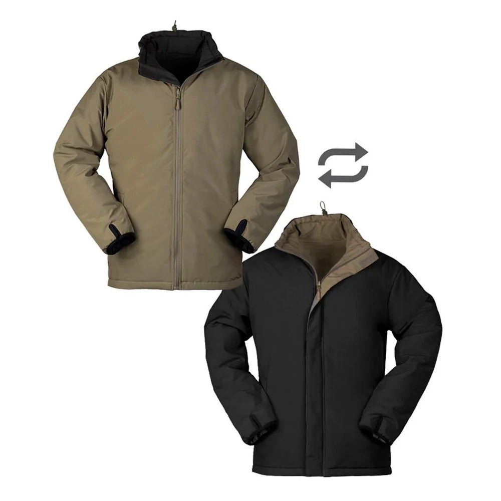 Mil-Tec - Cold Weather Vendbar Jakke Ranger Green / Sort fra Mil-Tec - billede nr. 1 hos GrejFreak.dk