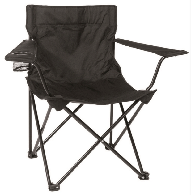 Mil-Tec - Relax Campingstol // Sort fra Mil-Tec - billede nr. 2 hos GrejFreak.dk