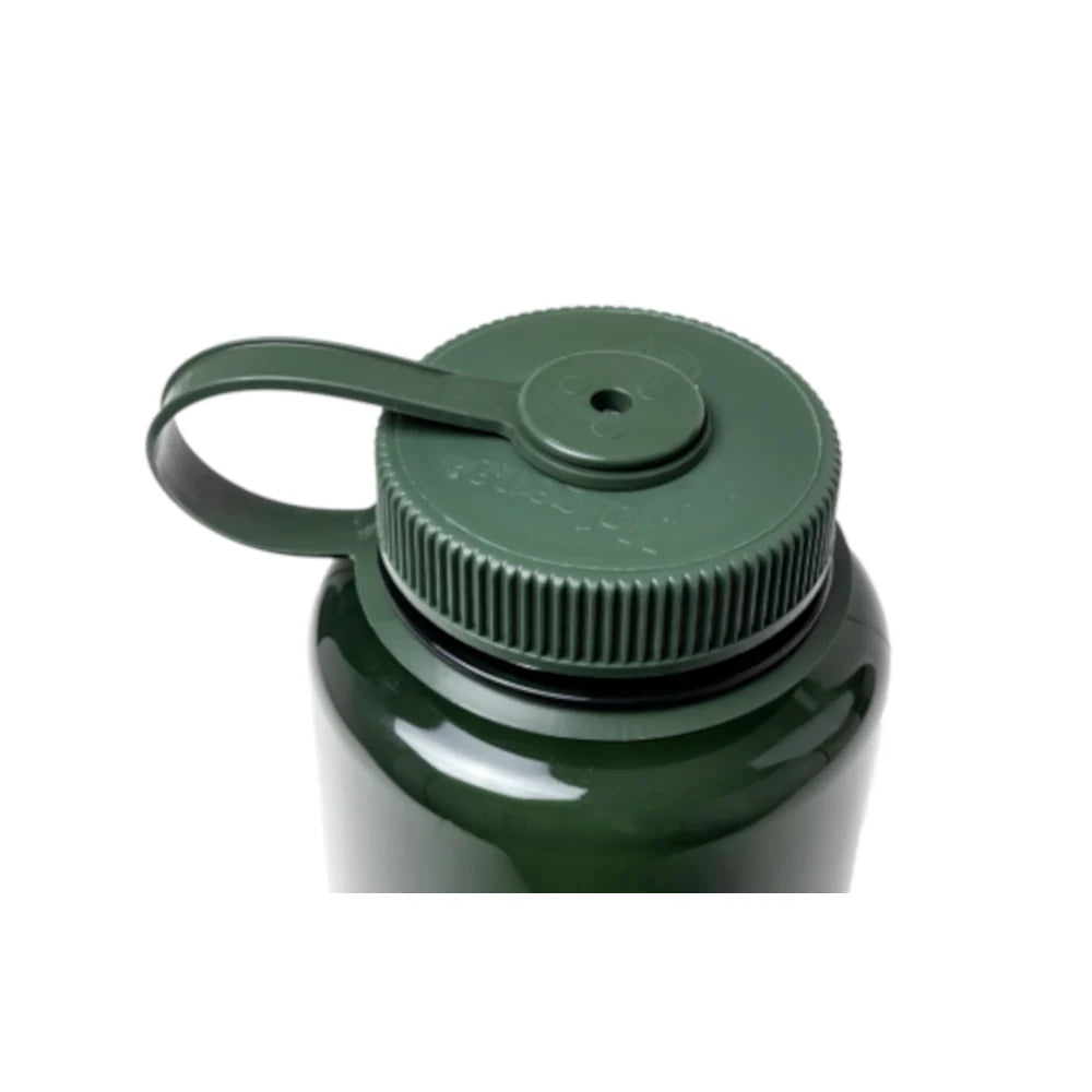 Nalgene - Wide Mouth Sustain Drikkeflaske 1L // Mørkegrøn-2-XtraGrej