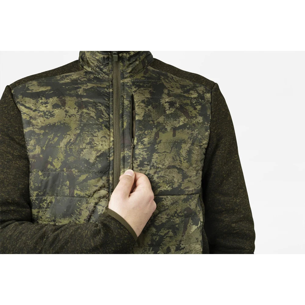 Seeland - Theo Hybrid Jakke m. Strik Camo fra Seeland - billede nr. 6 hos GrejFreak.dk