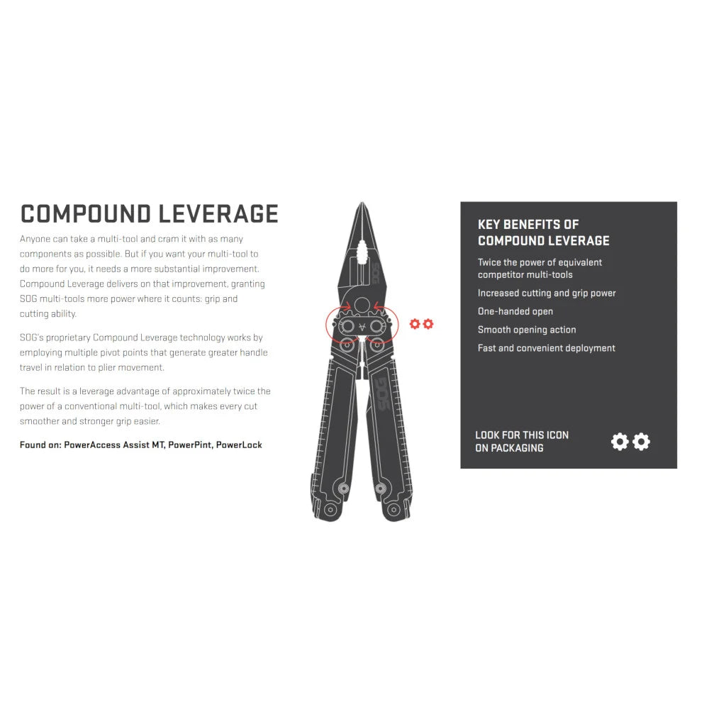 SOG Knives - PowerPint Multi-Tool // Sort fra SOG knives - billede nr. 13 hos GrejFreak.dk