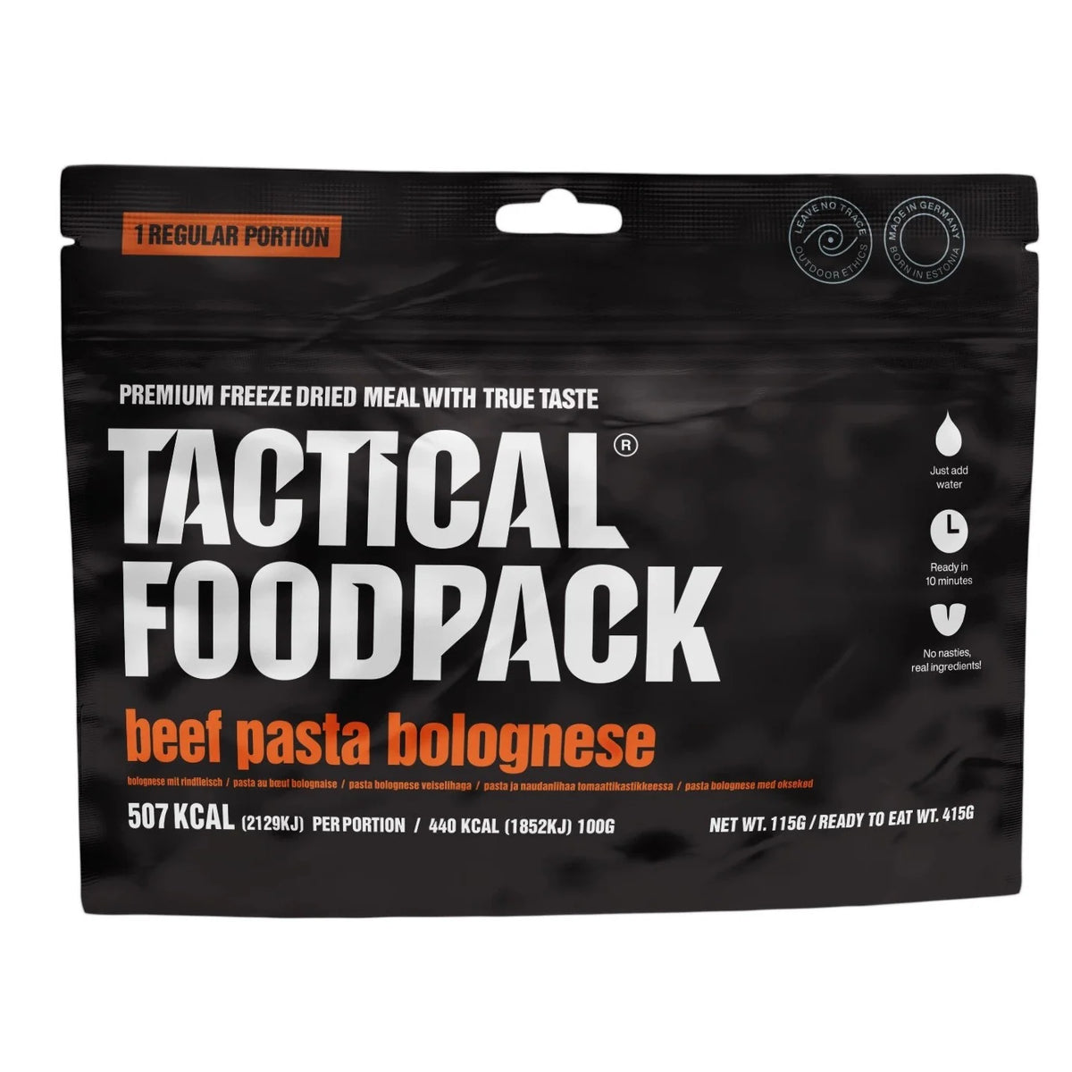 507 Kcal fra Tactical Foodpack - billede nr. 1 hos GrejFreak.dk
