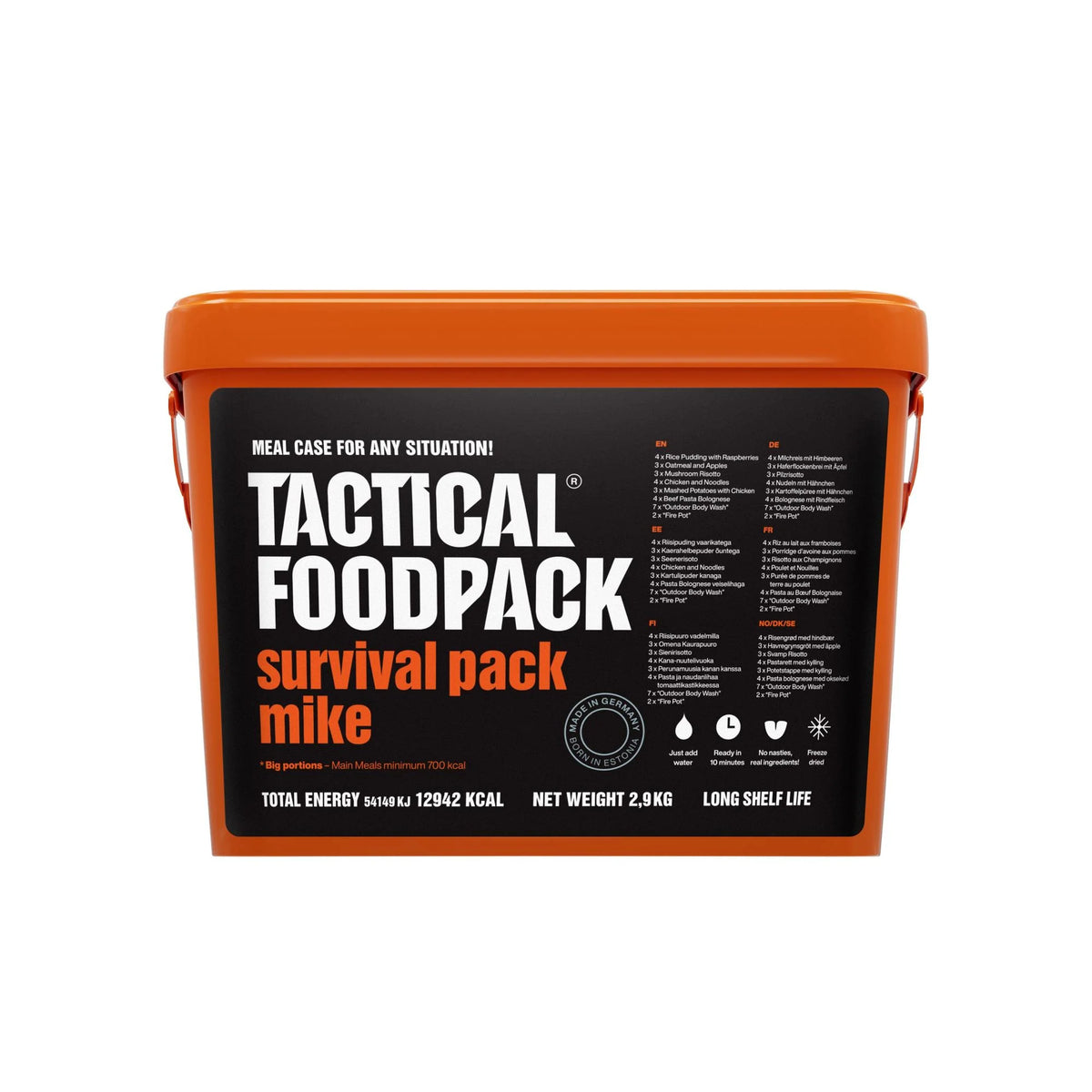 Tactical Foodpack - Survival Weekpack Mike Feltration