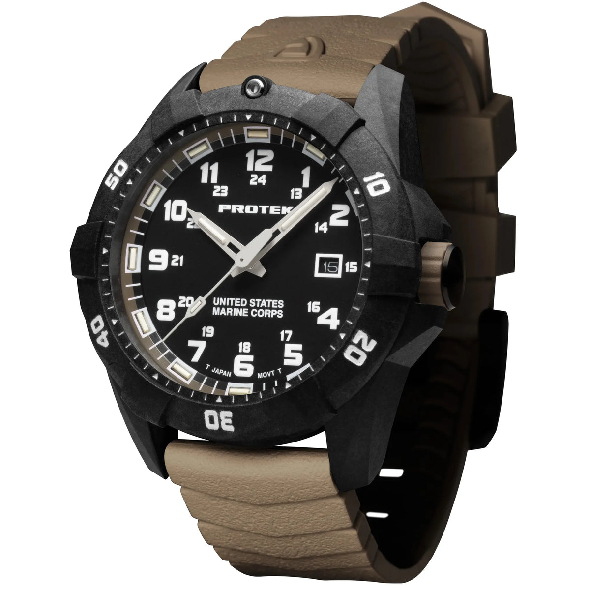 ProTek - PT1016D USMC 42 mm Outdoor Ur // Sand fra ProTek - billede nr. 2 hos GrejFreak.dk
