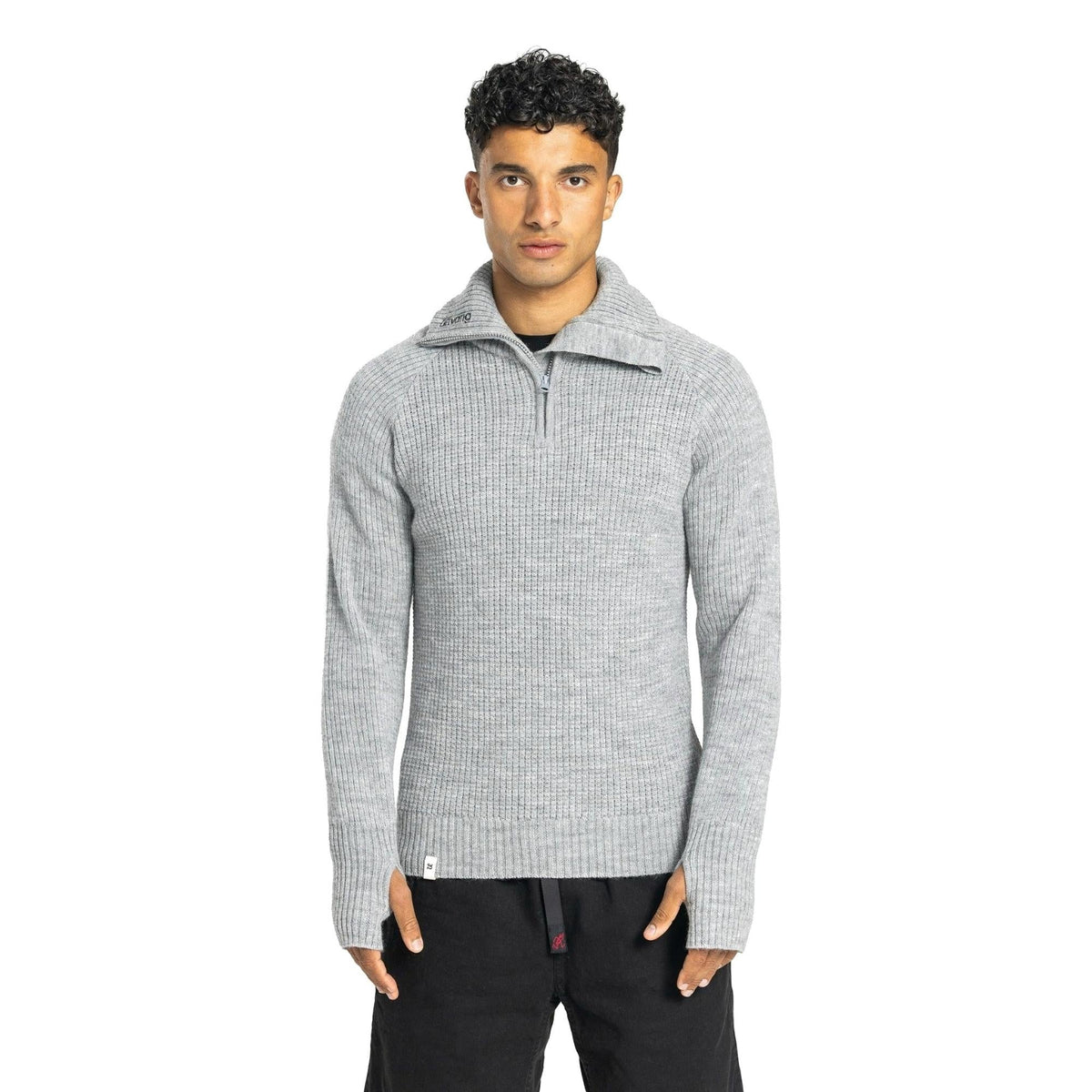Ulvang - Rav 2.0 Sweater m. Lynlås // Lysegrå fra Ulvang - billede nr. 2 hos GrejFreak.dk