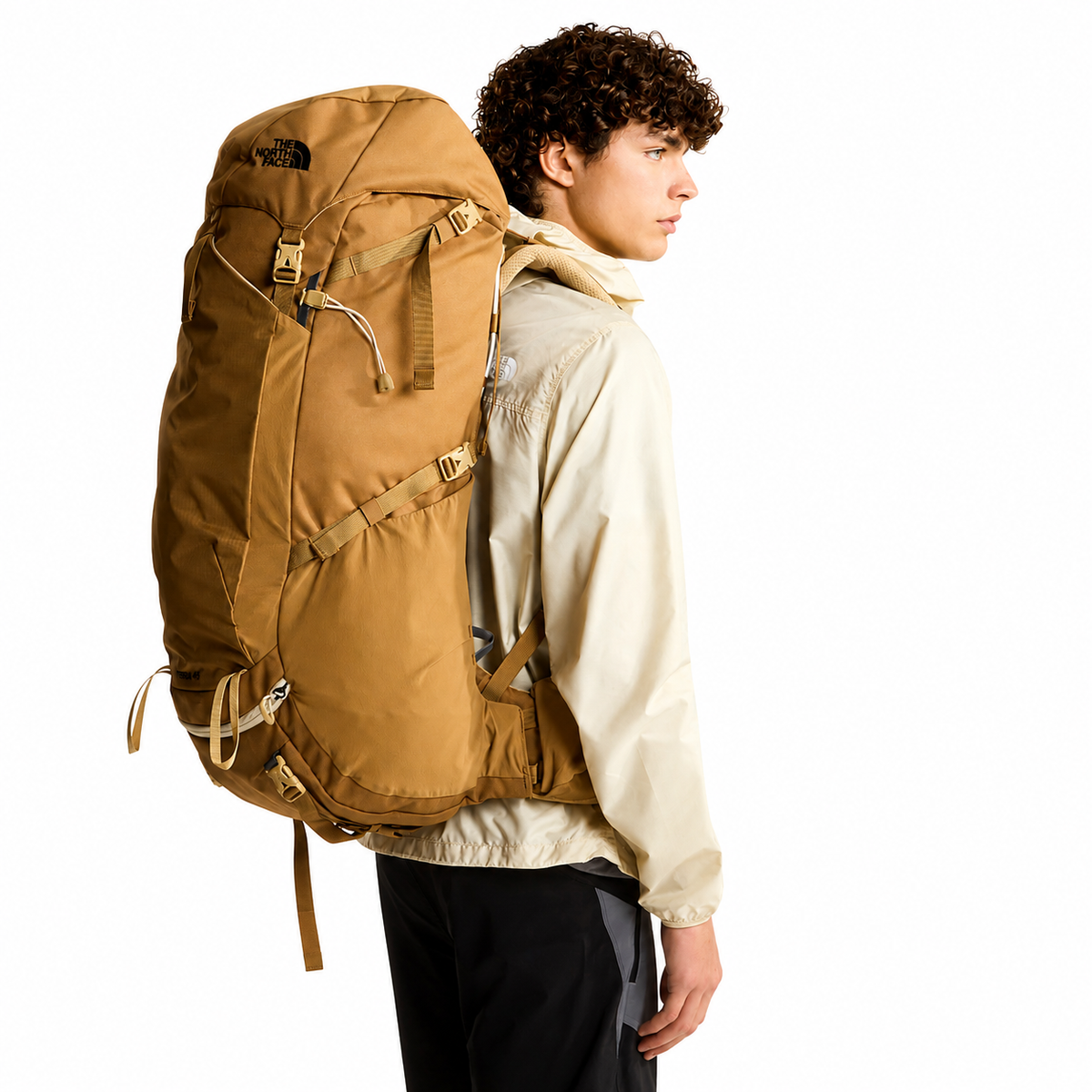The North Face - Terra 65 Vandrerygsæk 65L // Utility Brown / Khaki Stone fra The North Face - billede nr. 8 hos GrejFreak.dk