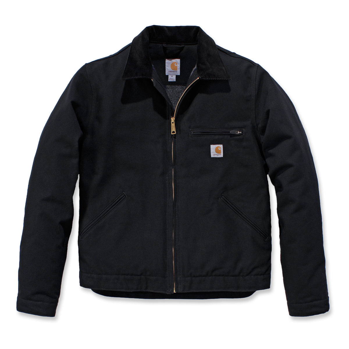 Carhartt - Duck Detroit Jakke // Sort fra Carhartt - billede nr. 1 hos GrejFreak.dk