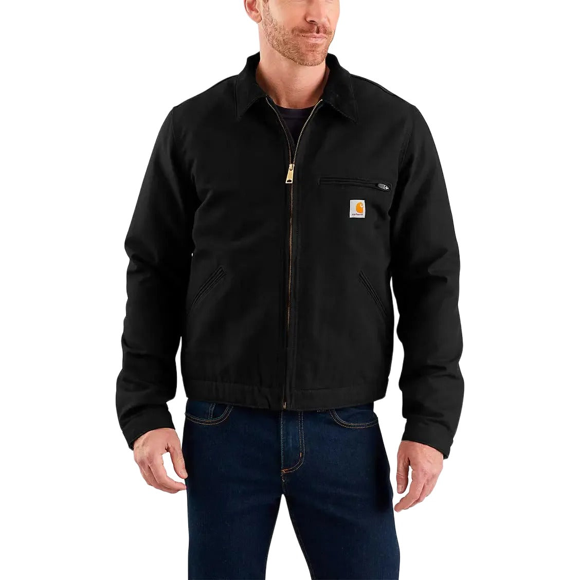 Carhartt - Duck Detroit Jakke // Sort fra Carhartt - billede nr. 3 hos GrejFreak.dk