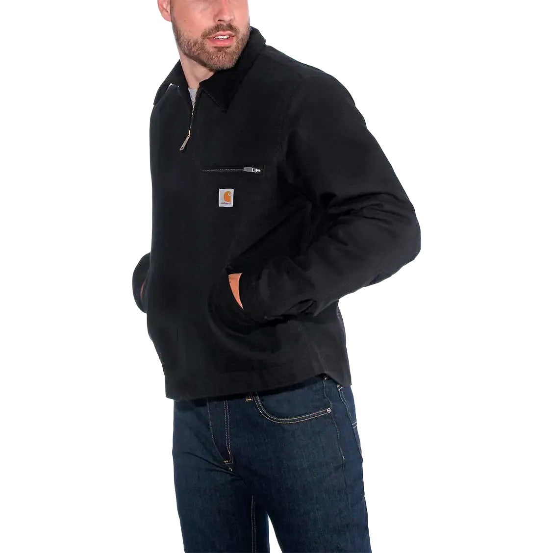 Carhartt - Duck Detroit Jakke // Sort fra Carhartt - billede nr. 5 hos GrejFreak.dk