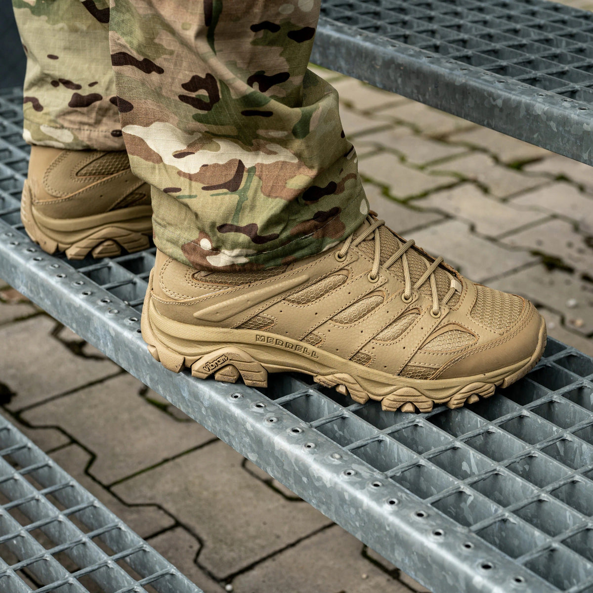 Merrell - Moab 3 Mid Tactical WP Unisex Vandrestøvler // Dark Coyote fra Merrell - billede nr. 7 hos GrejFreak.dk