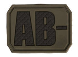 Mil-Tec Blodtype AB- VelcroPatch