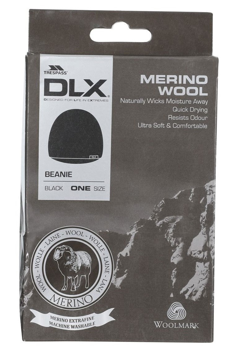 Trespass DLX Kanon Beanie Hue i Merinould