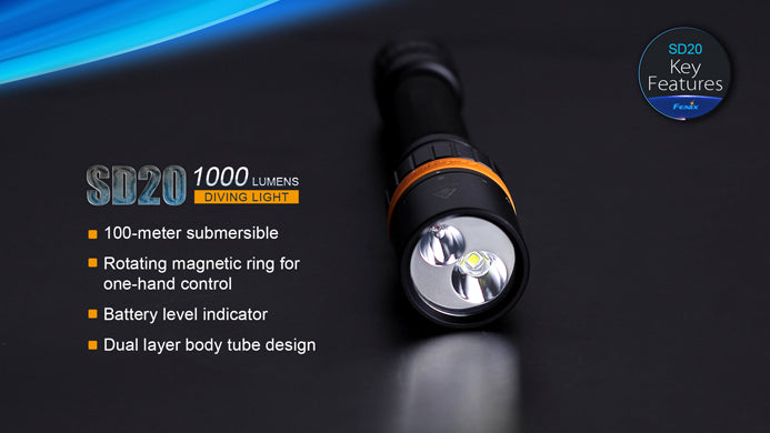 Fenix SD20 - Diving Light