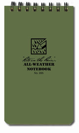 Rite In The Rain - Tactical Notebook - Brystlomme - Grøn