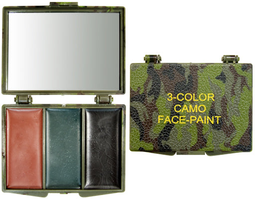 Woodland Camo 3 colour face paint compakt