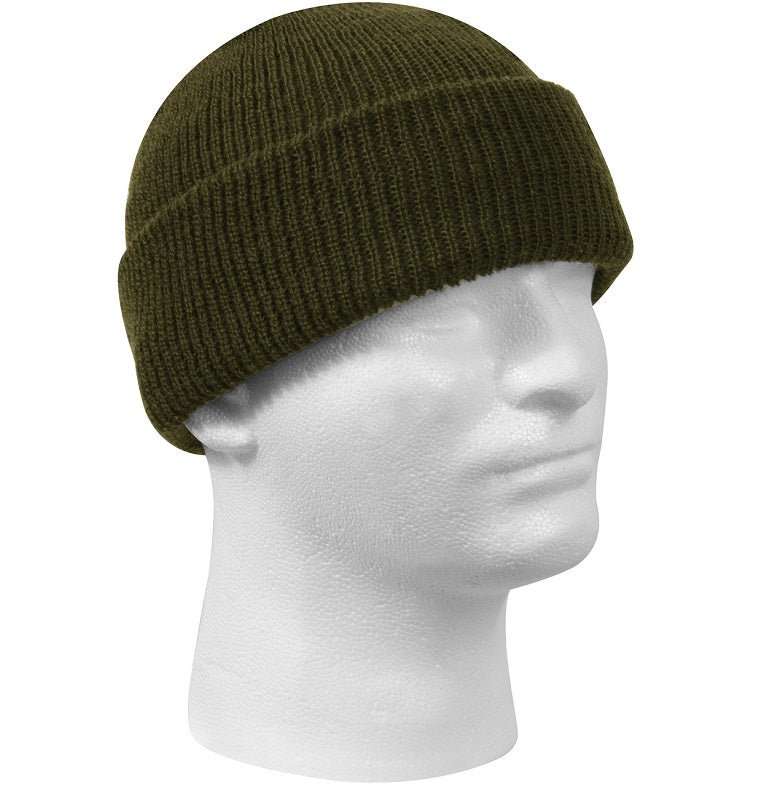 Genuine Wool Watch CAP - Oliven