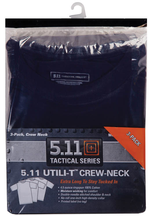 5.11 Sort UTILI-T Crew t-shirt - 3 stk