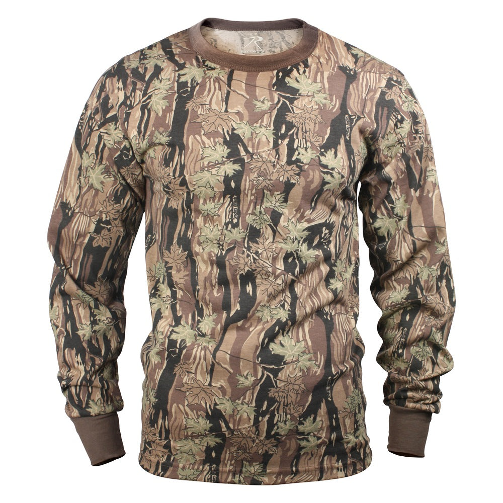 Langærmet Camouflage t-shirt