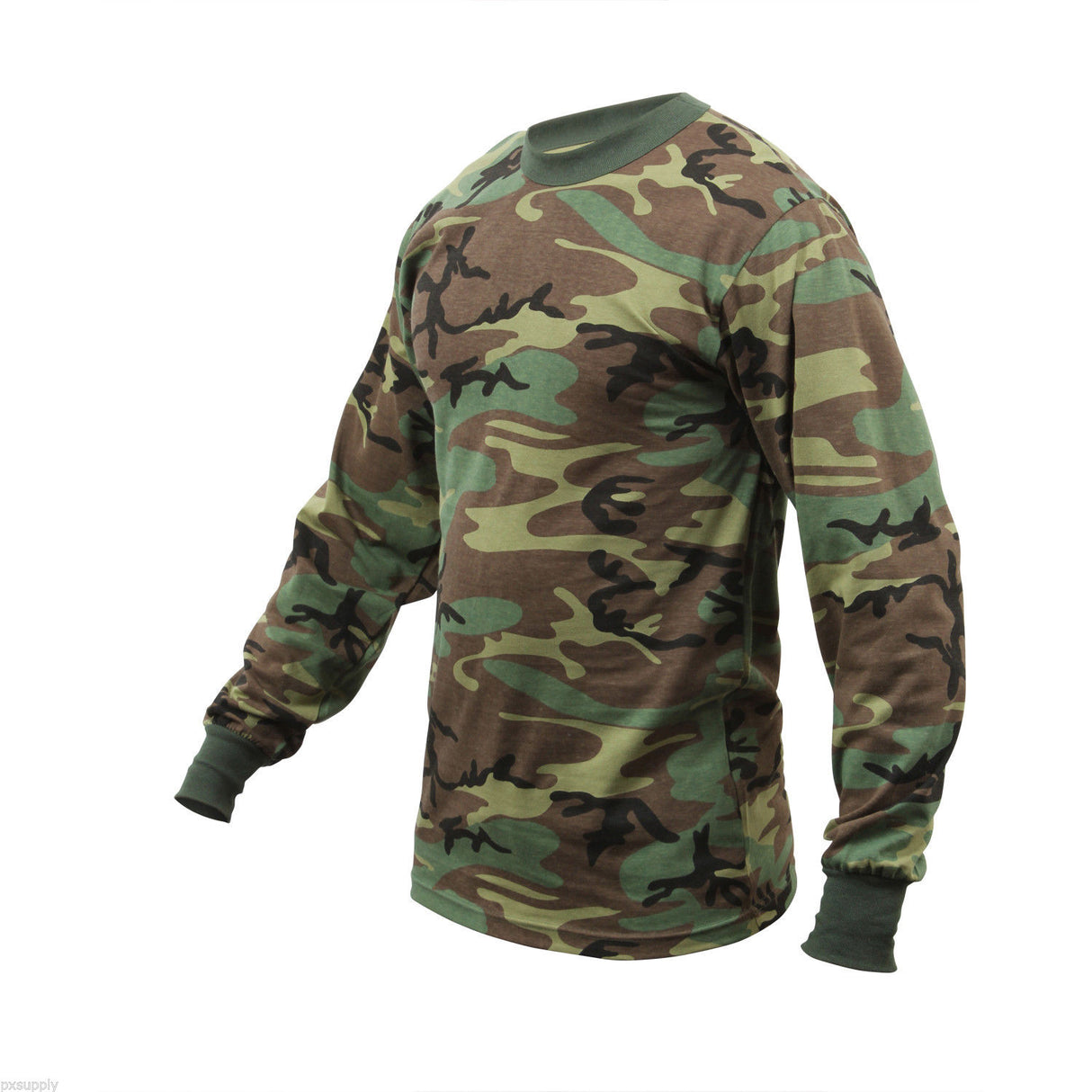 Langærmet Camouflage t-shirt