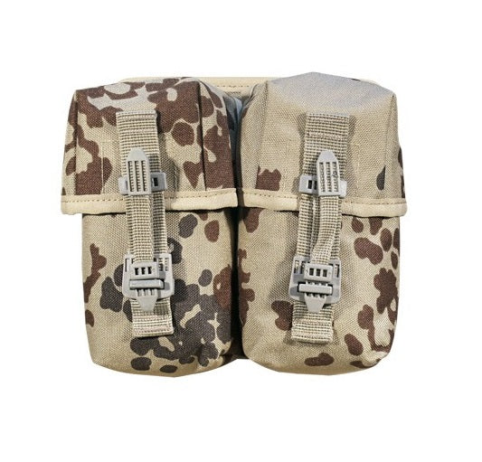Tacgear magasintaske dobbelt i Dansk Ørken camouflage