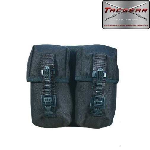 Tacgear G36 magasintaske dobbelt - Sort