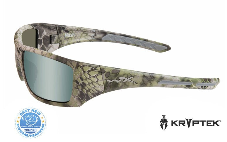 Wiley X NASH Pol Green Platinum Flash Kryptek Altitude Frame