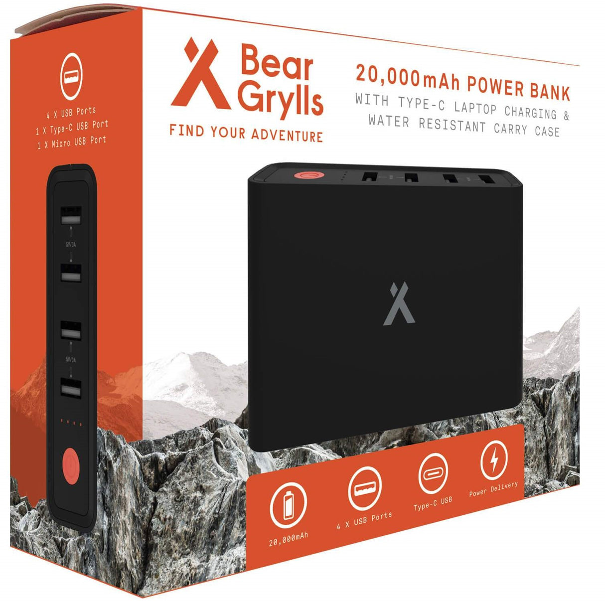 Bear Grylls 20.000 mAh PowerBank