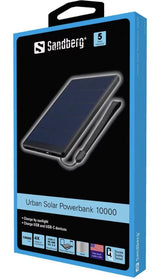 Sandberg Urban Solcelle Powerbank 10.000mAh