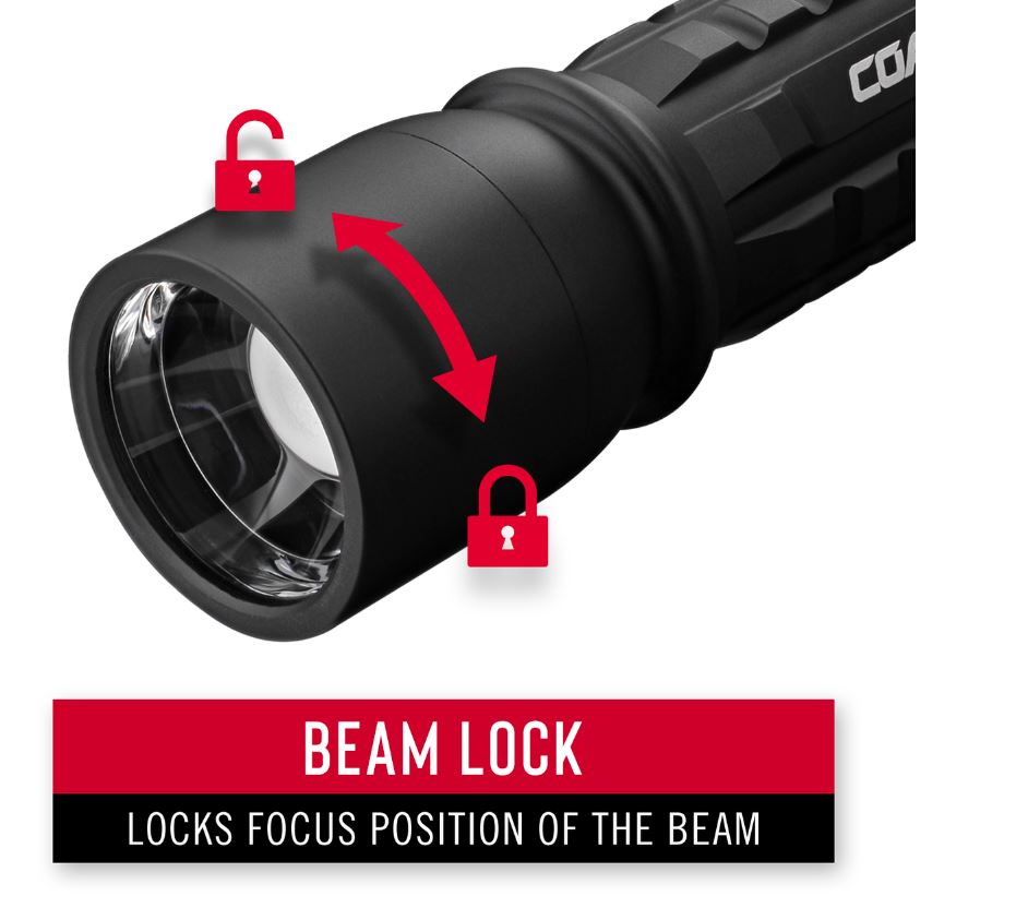 Coast XP9R Genopladelig Lommelygte 1000 lumen