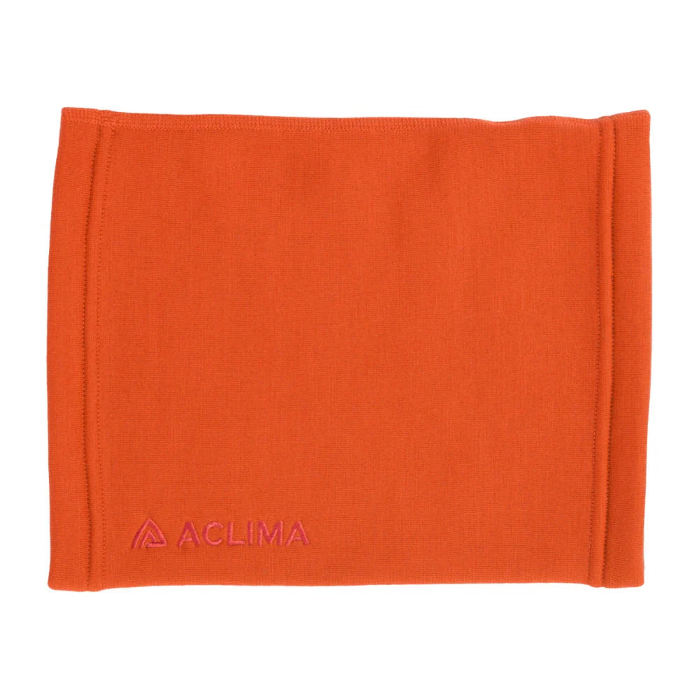 Aclima - FleeceWool Unisex Rørhalstørklæde V2 // Orange-2-XtraGrej