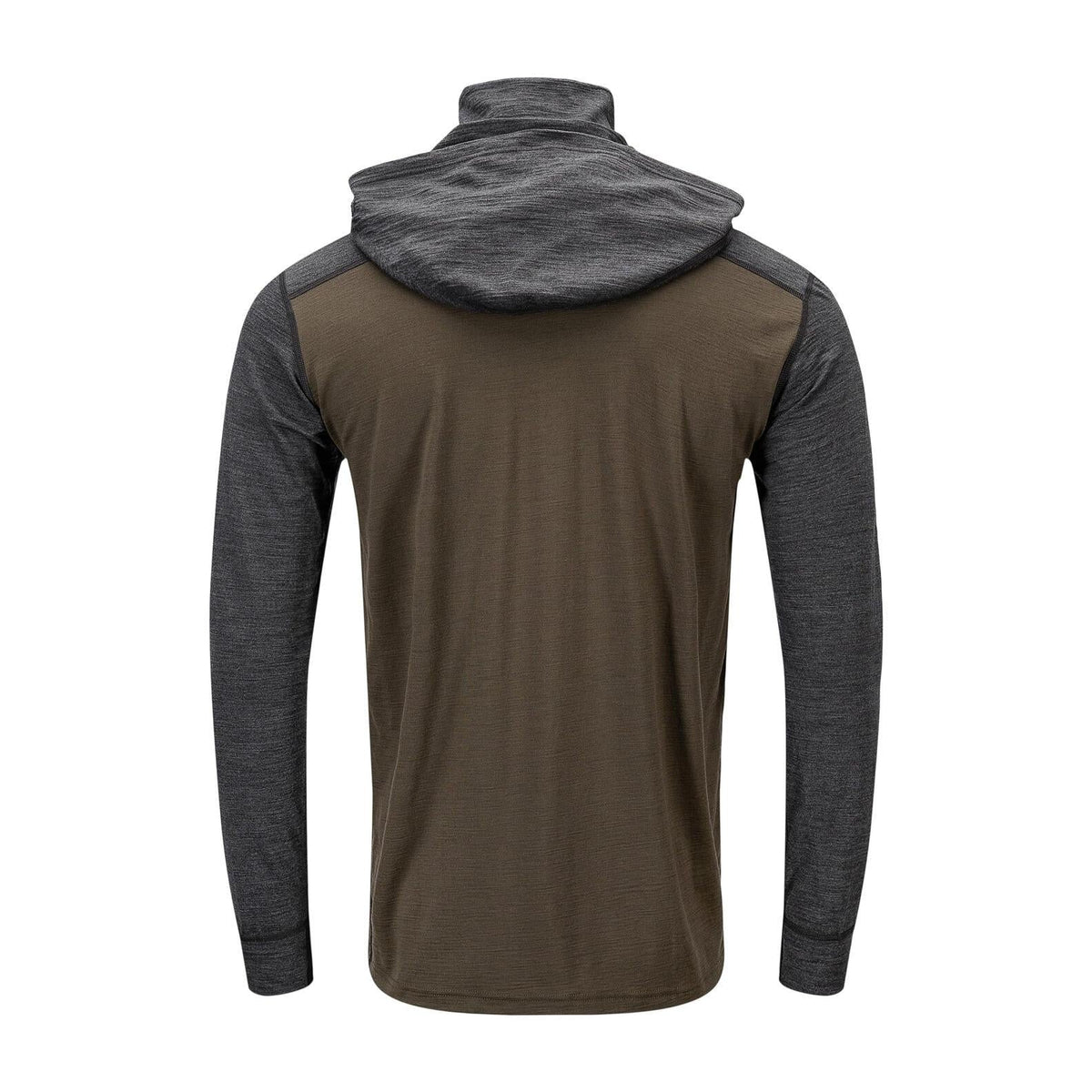 Aclima - LightWool 180 Herre Hoodie // Tarmac/Marengo-2-XtraGrej