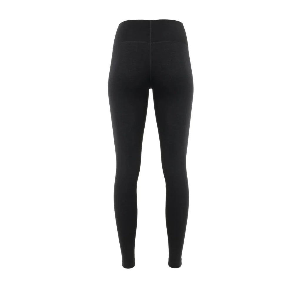 Aclima - WarmWool 200g Dame Højtaljede Lange Underbukser // Sort-2-XtraGrej