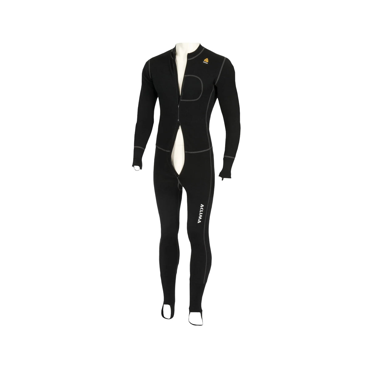 Aclima - WarmWool bodypiece Unisex // Sort-3-XtraGrej