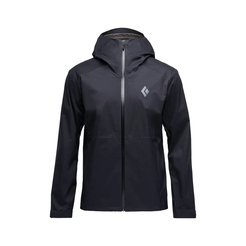 Black Diamond - FINELINE STRETCH Regnjakke // Sort-1-XtraGrej