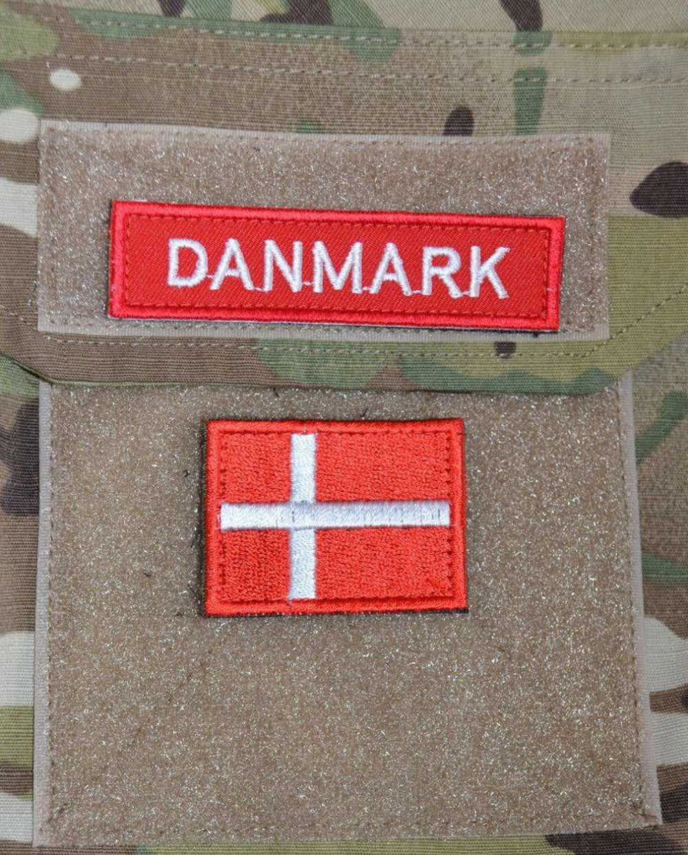 Danmark på Velcro Patch