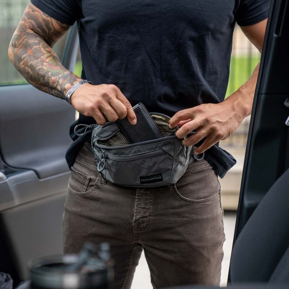 Eberlestock - Bando Bag XL Bæltetaske // Military Green-6-XtraGrej