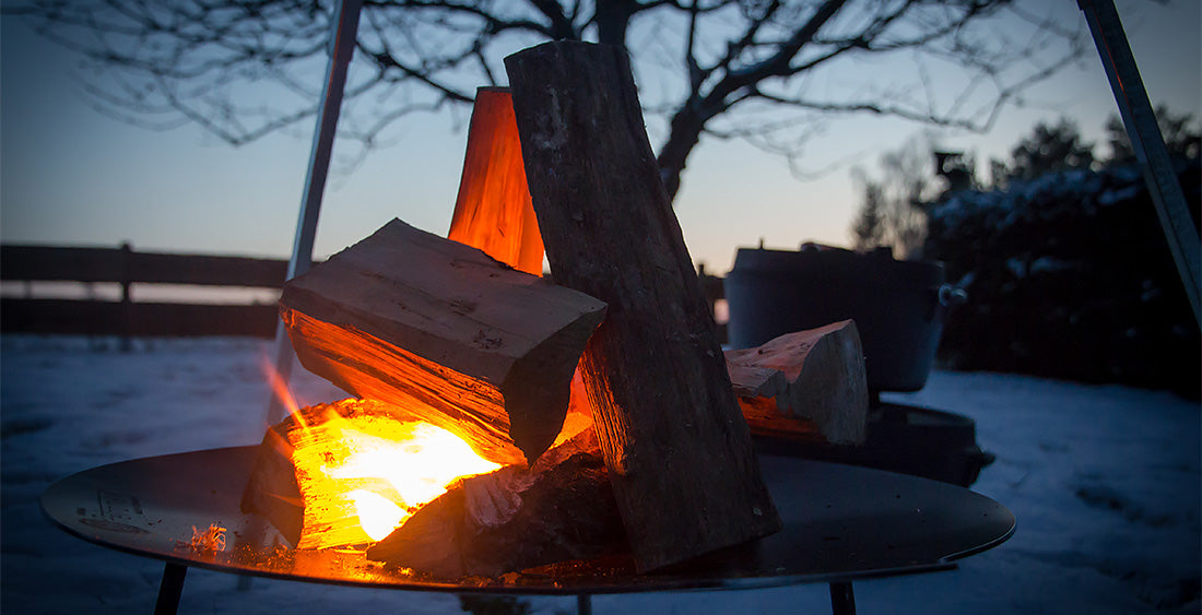 Petromax Stor Grillplade over bål