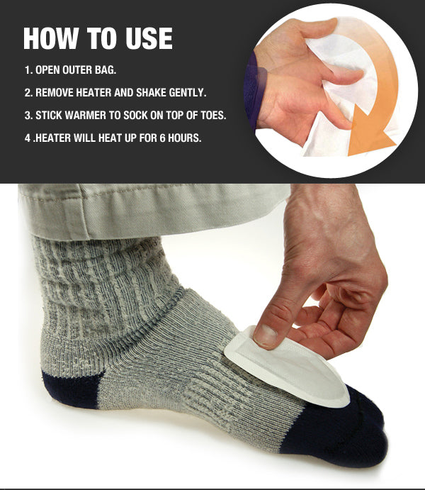 Grabber Toe Warmer 2 stk